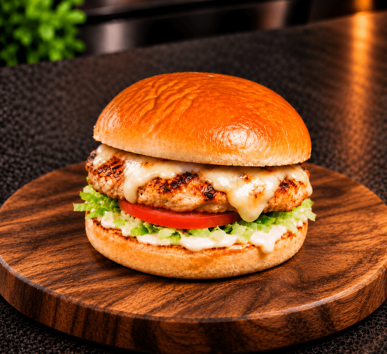 Burger poulet
