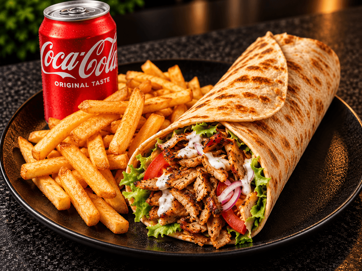 Sandwich ou galette kebab